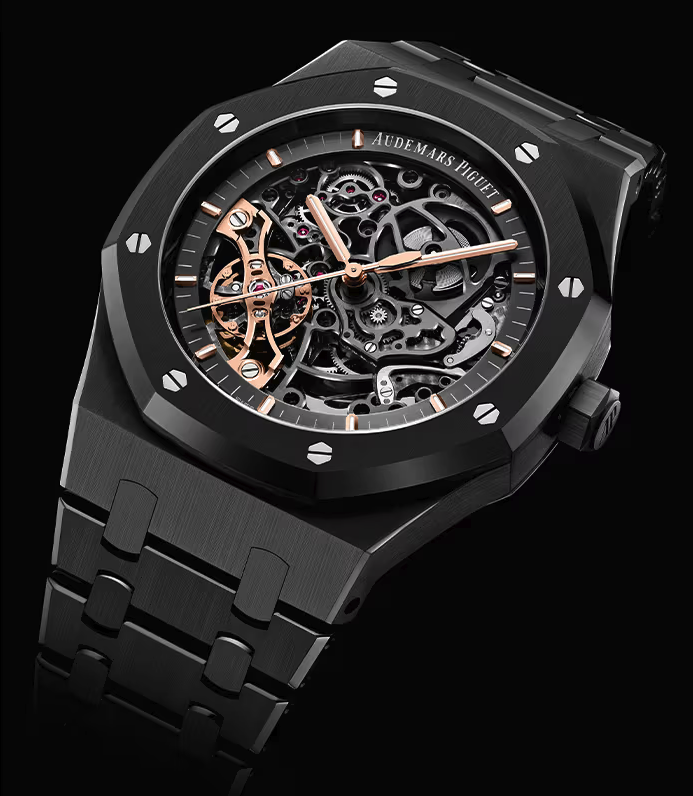 Hypebeast Audemars Piguet double balance wheel openworked black-ceramic